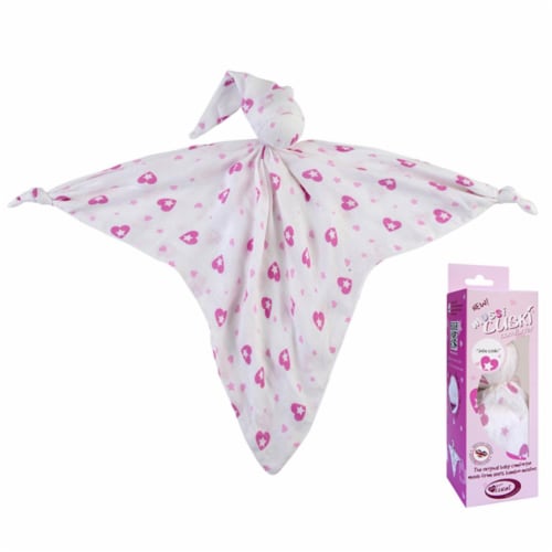 Cuski 300288 Mussi Baby Comforter Pink Hearts 1 Baker s