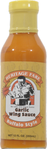 Heritage Fare Buffalo Style Garlic Wing Sauce Perspective: front