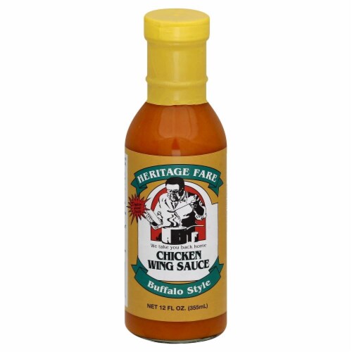 Heritage Fare Chicken Wing Buffalo Style Sauce Perspective: front