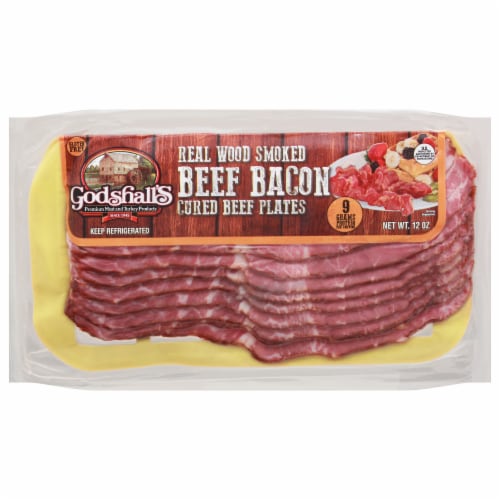 Godshall's Beef Bacon Perspective: front