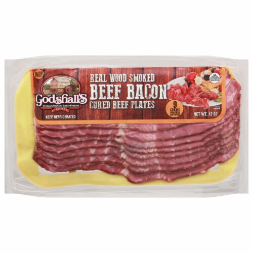 Godshall's Beef Bacon Perspective: front