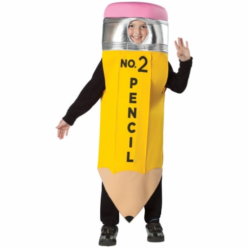 Morris Costumes GC6119710 Pencil 2 Child Costume, Size 7-10 Perspective: front