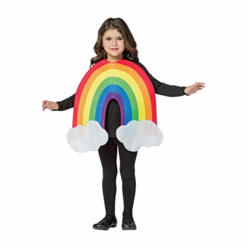 Morris GC630746 Rainbow Child Costume, Size 4-6X Perspective: front
