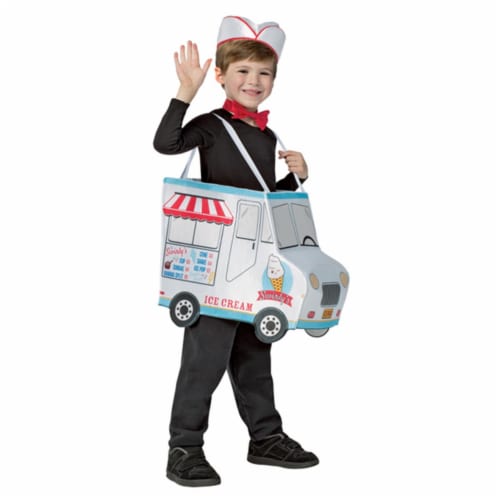Morris GC699146 Swirlys Ice Cream Truck Costume, Size 4-6 Perspective: front