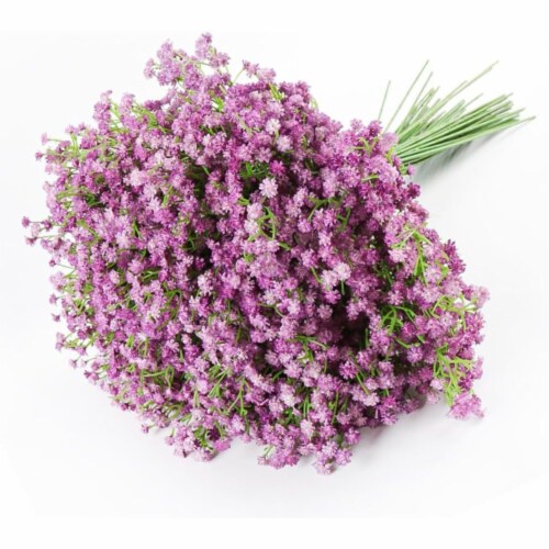 Faux Baby's Breath Bouquet for Floral Arrangement Decoration 15 pcs Perspective: front