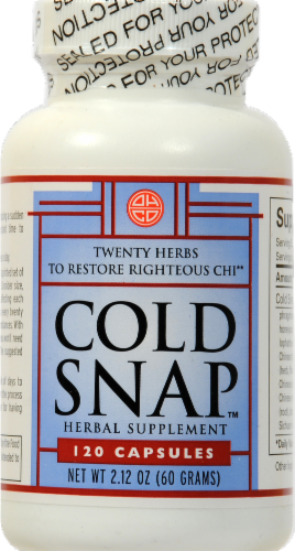 Ohco Cold Snap Herbal Supplement Capsules 120 Count Perspective: front