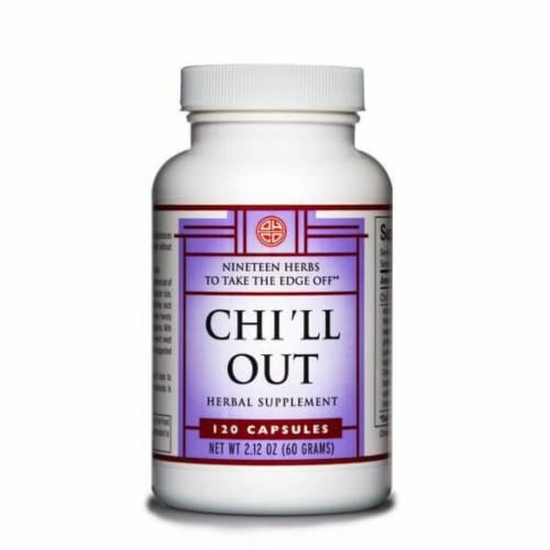 Oriental Herb Company Chi'll Out Herbal Supplement Capsules Perspective: front