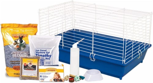 Ware Sweet Home Sunseed Guinea Pig Cage Starter Kit Assorted Colors 1 Pack 1 Kroger