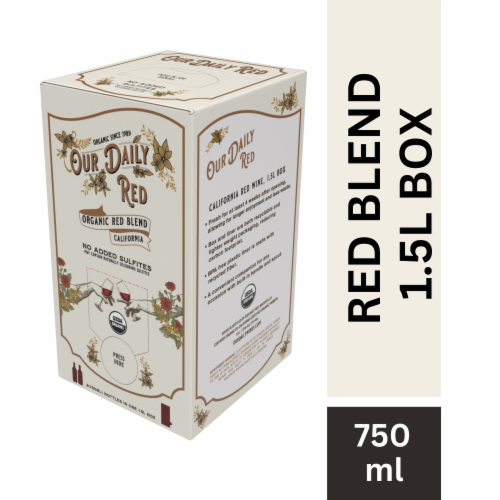 Our Daily Red Box Red Wine Perspective: front