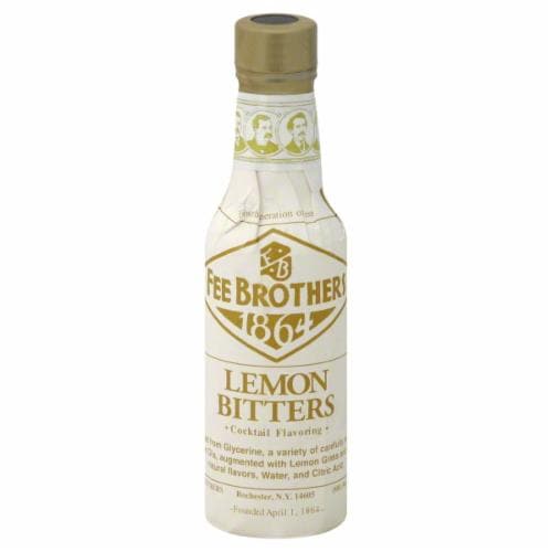 Fee Brothers Lemon Bitters Perspective: front
