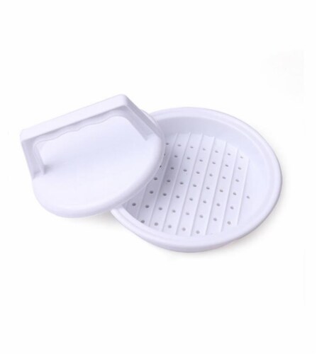 4.5 Hamburger Press Grill Accessories Set Press Beef Fish Burger Bbq Patty Maker Perspective: front