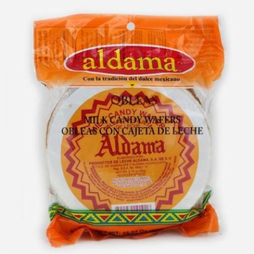 Aldama Obleas Milk Candy Wafers 5pcs Perspective: front