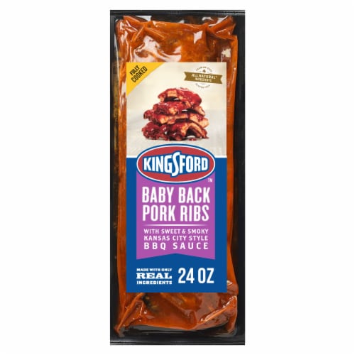 Kingsford Baby Back with Sweet Smoky Kansas City Style BBQ Space Pork Ribs 24 oz Mariano s