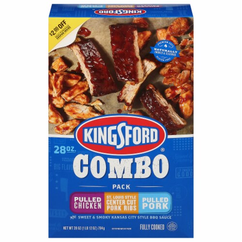 Kingsford® BBQ Combo Platter Perspective: front
