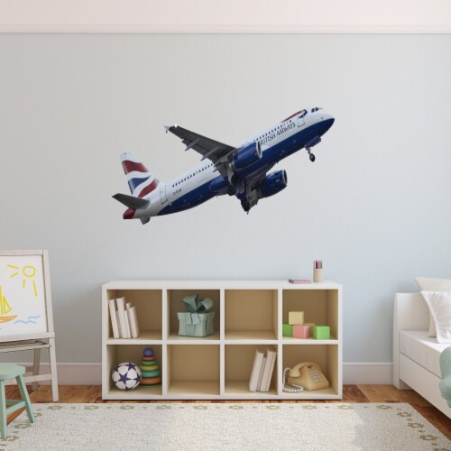 VWAQ Ascending Airplane Peel and Stick Wall Decal PAS4 1