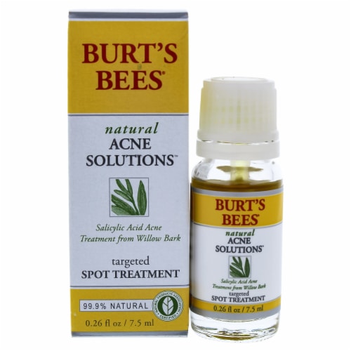 Burt's Bees Natural Acne Solutions Salicylic Acid and Soothing Cica Targeted Spot Treatment Perspective: front