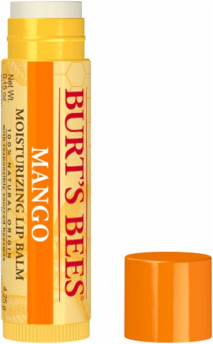 Burt's Bees® Mango Moisturizing Lip Balm Perspective: front