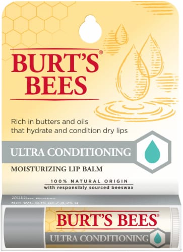 Burts Bees Ultra Conditioning Moisturizing Lip Balm, 1 ct - Harris Teeter