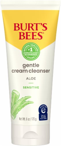 Burt's Bees Natural Origin Sensitive Solutions with Aloe Gentle Cream Cleanser Perspective: front