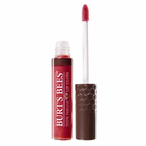 Burt's Bees Moisturizing Flushed Blush Lip Gloss Perspective: front