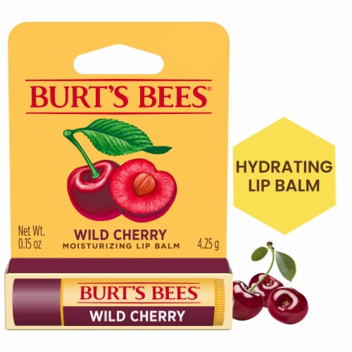 fantoom Barcelona tekst Burt's Bees Wild Cherry Lip Balm, 1 Count - Fry's Food Stores