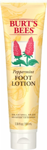 Burt's Bees Peppermint Foot Lotion Perspective: front