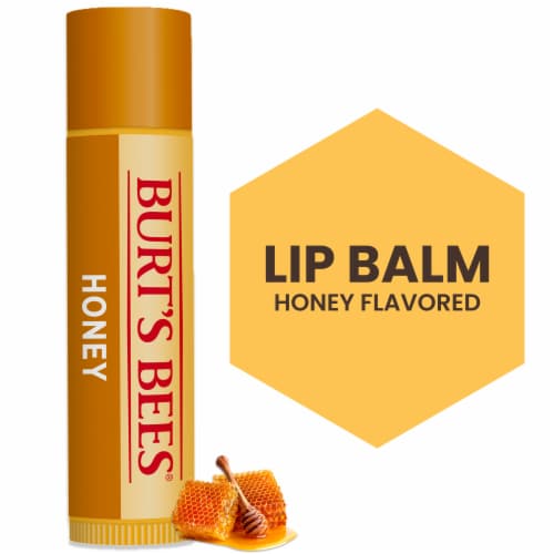 Burt's Bees Honey Moisturizing Lip Balm Perspective: front