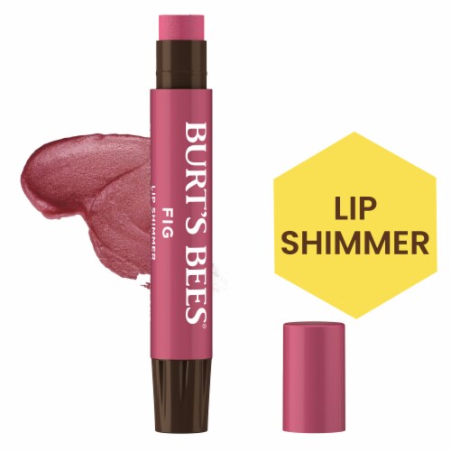 Burts Bees Lip Shimmer Fig Perspective: front