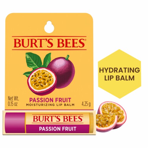 Burts Bees Passion Fruit Lip Balm Perspective: front