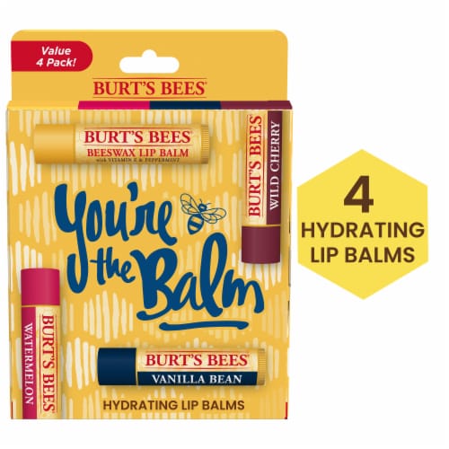 Burt's Bees You're the Balm Moisturizing Lip Balm Pack Perspective: front