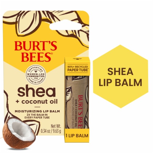 BURT'S BEES Lip Balm Shea + Cocount Oil (0.34oz)