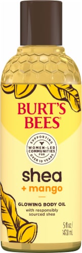 Burt's Bees Shea + Mango Glowing Body Oil Perspective: front