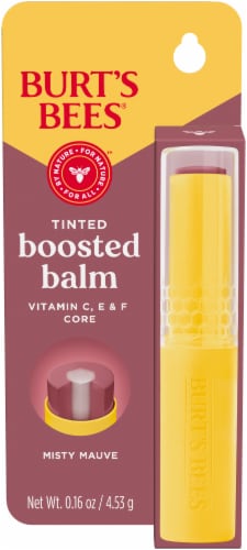 Burt's Bees® Tinted Boosted Lip Balm - Misty Mauve Perspective: front