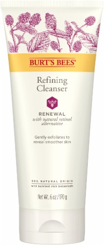 Burt's Bees Renewal Refining Cleanser with Bakuchiol Natural Retinol Alternative Perspective: front