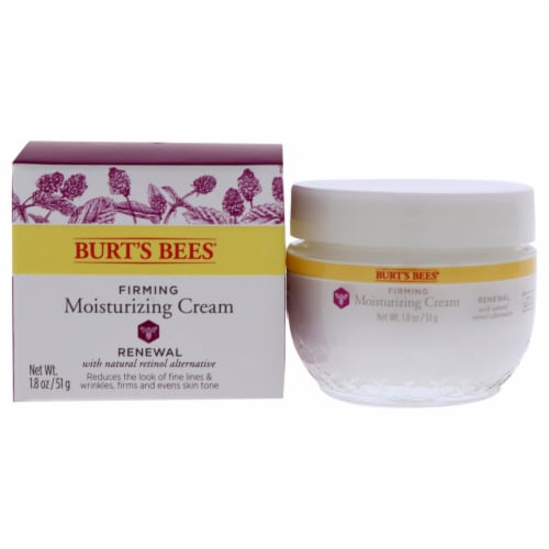 Burt's Bees Renewal Bakuchiol Natural Retinol Alternative Firming Moisturizing Cream Perspective: front