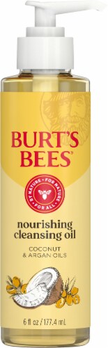 Burts Bees Coconut and Argan Oils Nourishing Cleansing Oil Perspective: front