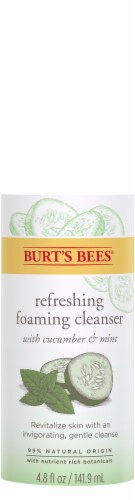 Burt's Bees Refreshing Cucumber and Mint Foaming Face Cleanser Perspective: front