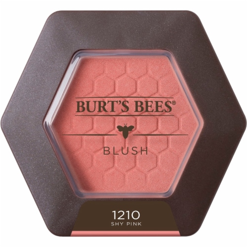 Burt's Bees Natural 1210 Shy Pink Blush with Vitamin E Perspective: front