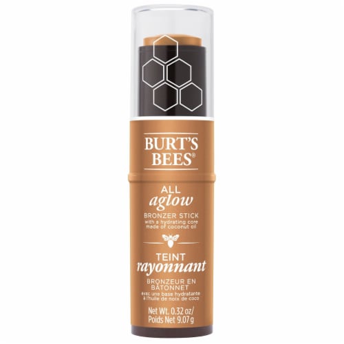 Burt's Bees All Aglow Golden Shimmer Bronzer Stick Perspective: front