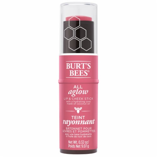Burt's Bees All Aglow Blush Bay Lip & Cheek Stick Perspective: front