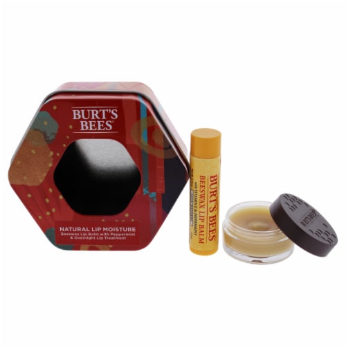 Burt's Bees Natural Lip Moisture Holiday Gift Set Perspective: front