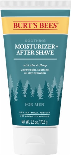 Burts Bees Soothing Moisturizer and After Shave For Men Perspective: front