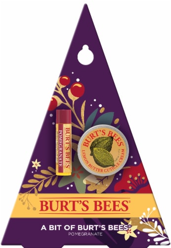 Burt's Bees A Bit of Burt's Bees Pomegranate Holiday Gift Set Perspective: front