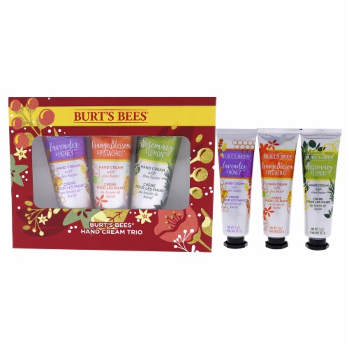 Burt's Bees Hand Cream Trio Gift - 1 Count, Holiday 2020 Perspective: front