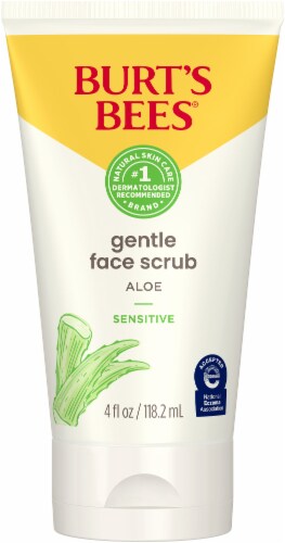 Burt's Bees Sensitive Skin Aloe Gentle Facial Scrub Perspective: front