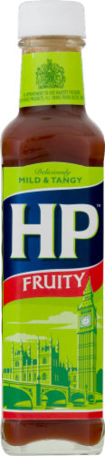 Heinz HP Fruity Mild Tangy Brown Sauce Perspective: front