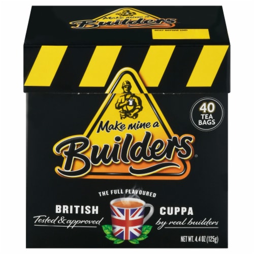 Builders British Cuppa Tea Bags Perspective: front