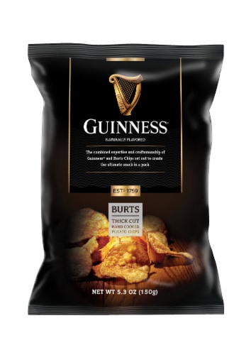 Guinness Burts Potato Chips Perspective: front