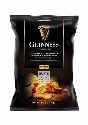Guinness Burts Potato Chips Perspective: front