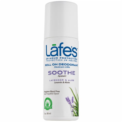 Lafe's Lavender Roll On Deodorant Perspective: front